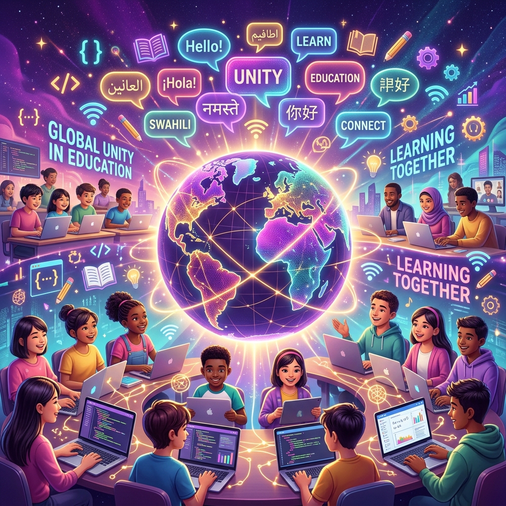 Global students learning online with KnowQuest